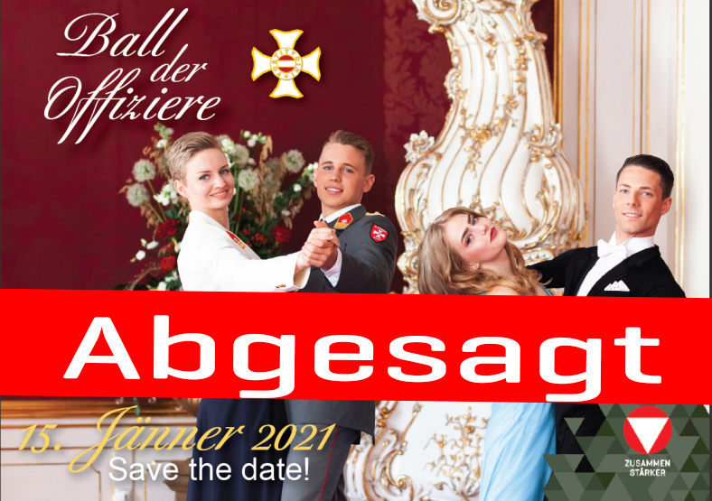 Abgesagt – Ball der Offiziere 2021